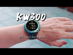 KW300 AMOLED GPS&AI スマートウォッチ リアルタイムアクティビティ&スリープトラッカー AI Q&A 5ATM 防水