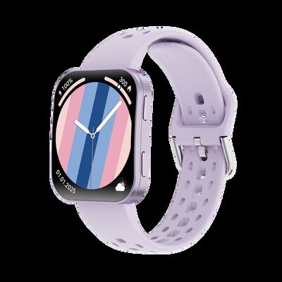 購入 KW323 ウルトラスリムスマートウォッチ 1.85インチ AMOLEDディスプレイ 7.7mm 湾曲デザイン オンライン製造