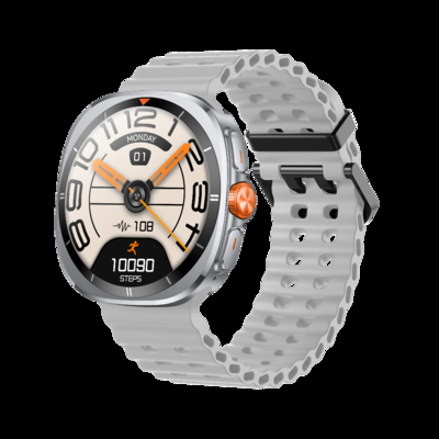 BT 呼び出し スマートウォッチ 1.43インチ AMOLED フィットネストラッカー IP68 防水